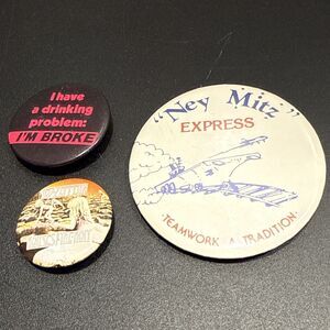 Set 3 Pins Led Zeppelin 1" Houses Button Classic Hard Rock 70's Ney Mitz Problem